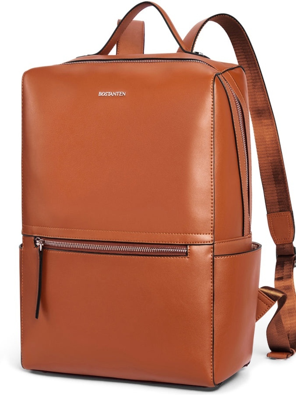 Bostanten genuine Leather “baish vintage eternity” Backpack in Brown - Picture 3 of 11